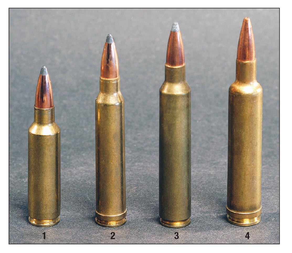 Magnum primers are usually suggested for use in larger cartridges, such as the (1) .300 WSM, (2) .300 Winchester, (3) .300 RUM and (4) .30-378 Weatherby. However, standard primers sometimes produce finer accuracy in the smaller .300 magnums,  especially with extruded powders.